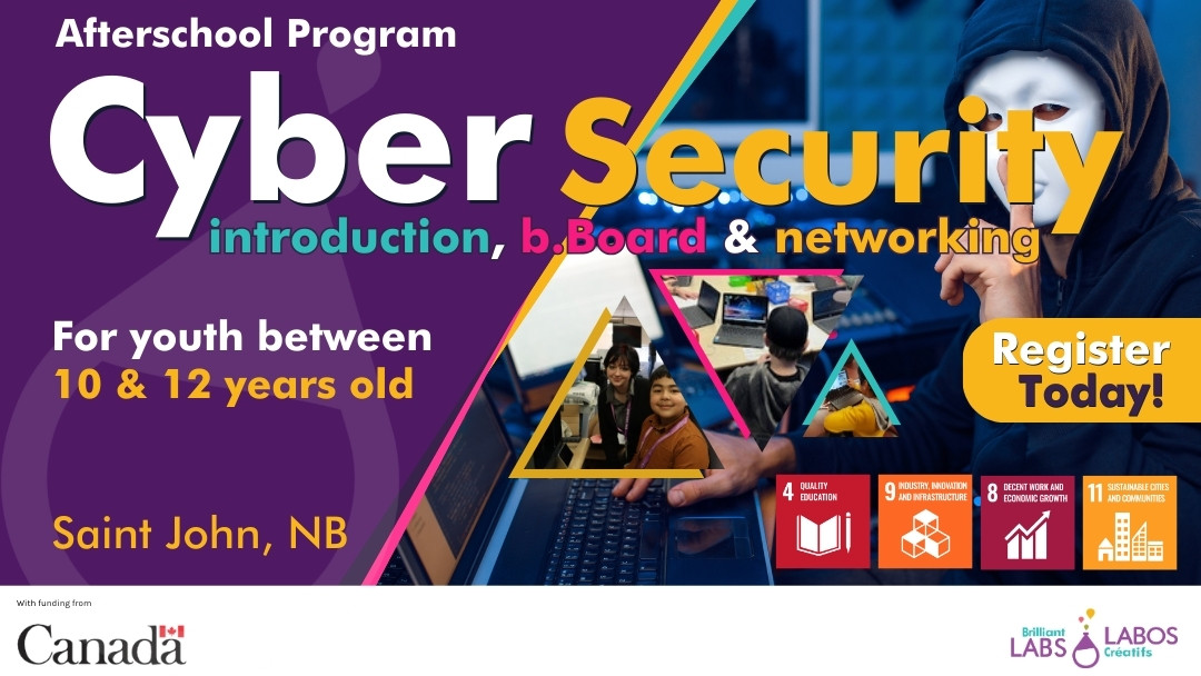 Saint John Cybersecurity program feature poster