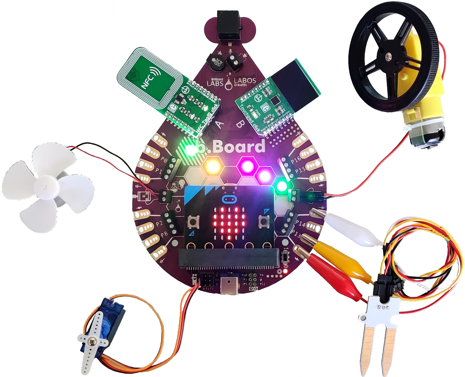 Interactive b.Board diagram